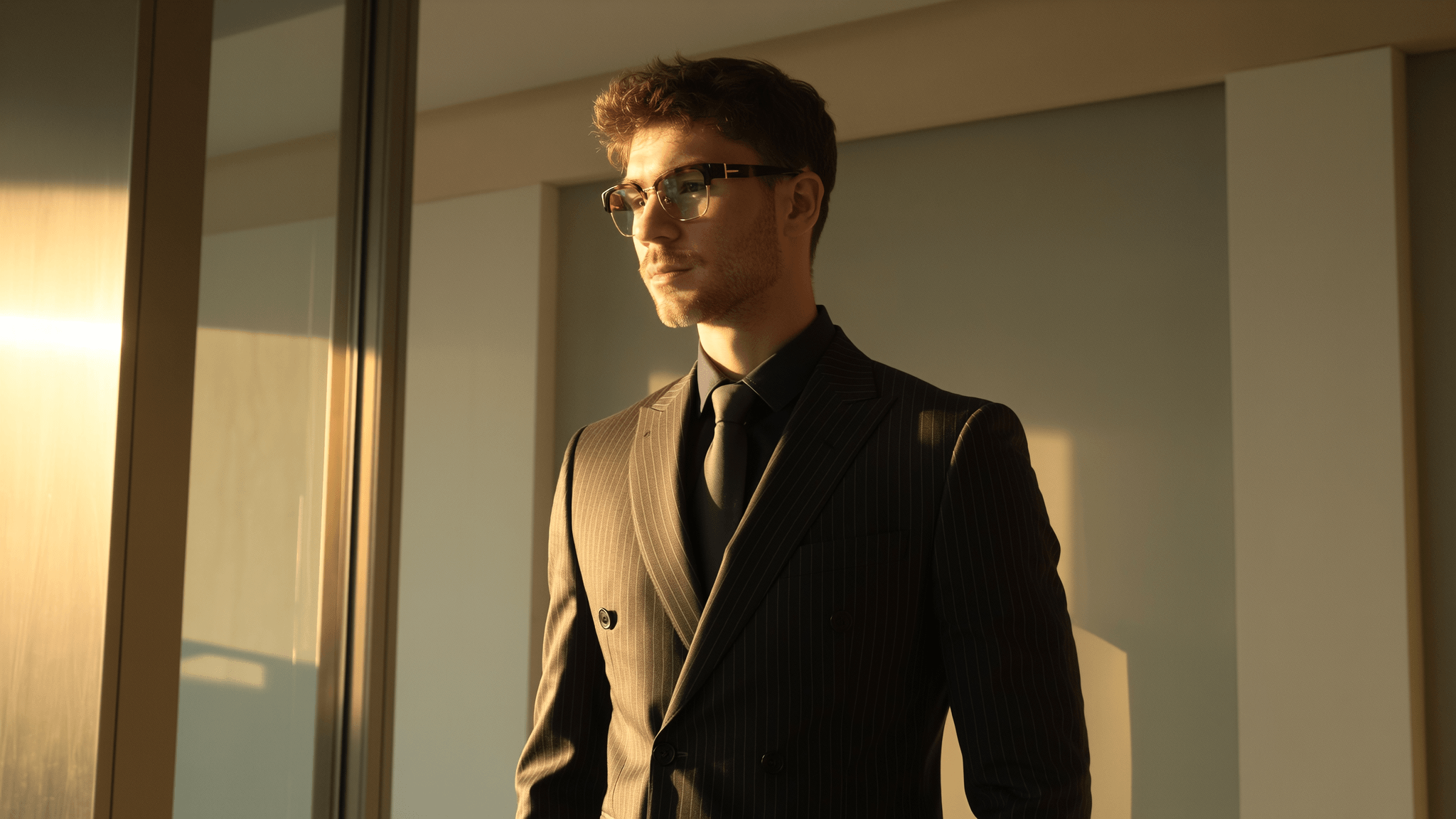 Portret Jakuba Malickiego w okularach